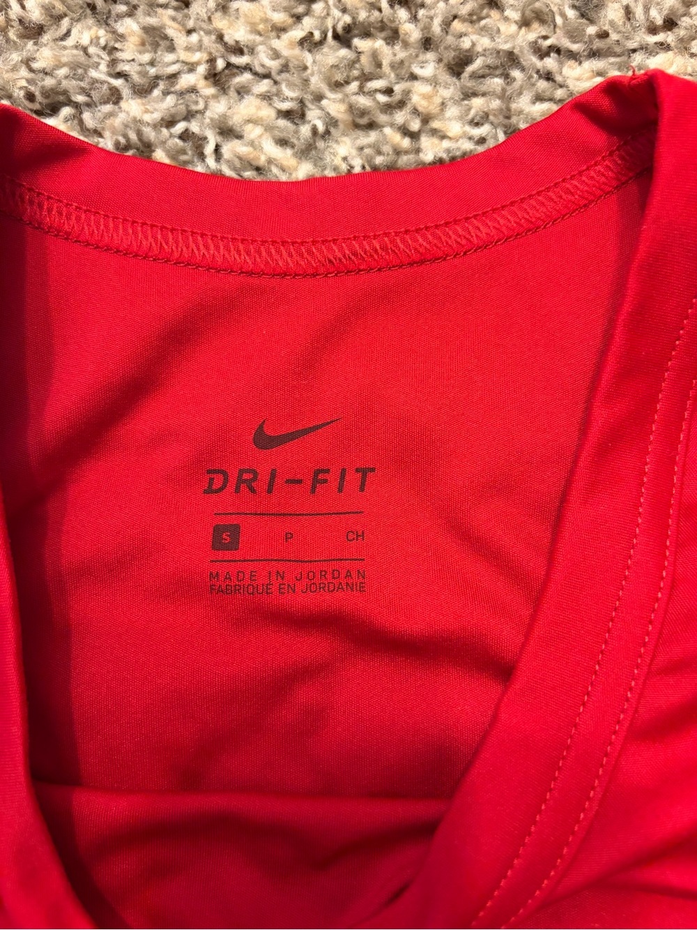 Nike Red Dri-FIT Performance Tank Top - Picture 3 of 3